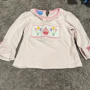 Smocked Birthday Shirt
